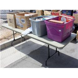 Table Lot of Misc. Items
