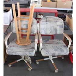 3 Misc. Chairs &  Shelves