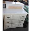 Image 1 : 2 White Dressers