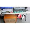 Image 2 : Table lot-Speakers, Crowbar, Tools and More