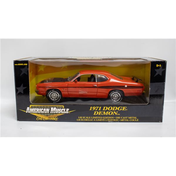 AMERICAN MUSCLE 1971 DODGE DEMON 1 OF 5000 ORANGE