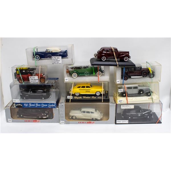 1:43 VITTESSE/RIO/SOLIDO/CITY FLEER ASSORTED CARS
