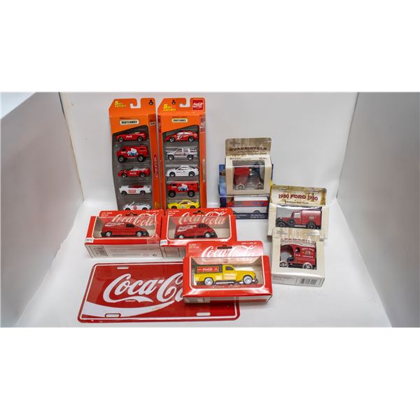 COKE & CANADA POST 1:43 & 1:64 CASE TRUCKS (11