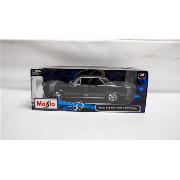 MAISTO 1965 PONTIAC GTO HARDTOP BLACK