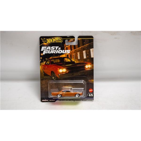 HOTWHEELS FAST & FURIOUS 1970 CUSTOM PLYMOUTH