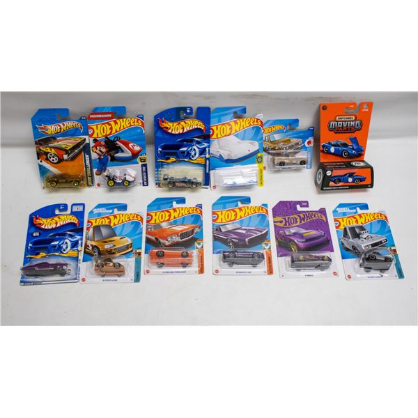 FLAT OF 12 ASSORTED HOTWHEELS