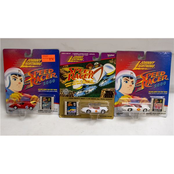 JOHNNY LIGHTNING SPEEDRACER 3 PACK