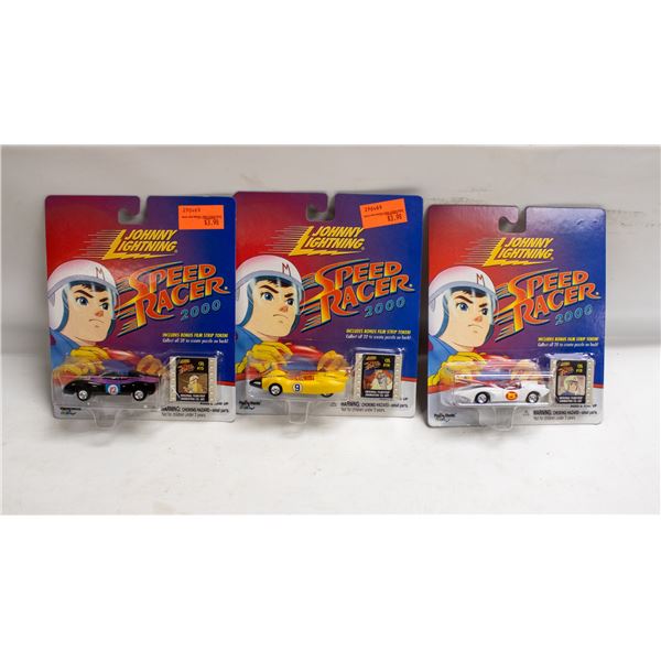 JOHNNY LIGHTNING SPEEDRACER 3 PACK