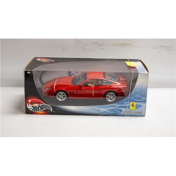 HOTWHEELS 100% 1:18 SCLAE S7SM FERRARI RED