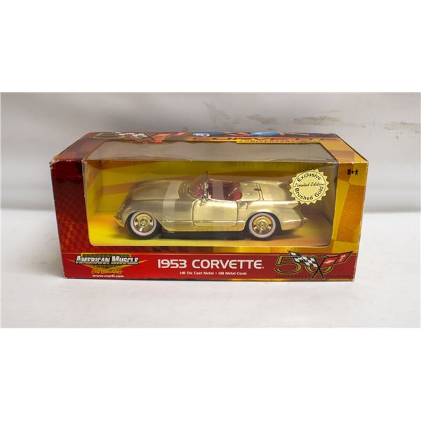 ERTLE 1953 CHEV CORVETTE 50 YEAR ANNIVERSARY GOLD