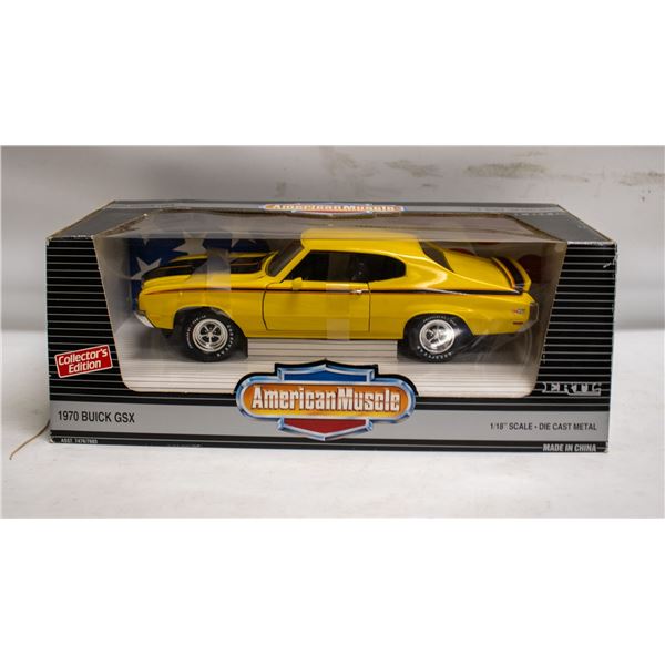 AMERICAN MUSCLE 1970 BUICK GSX YELLOW