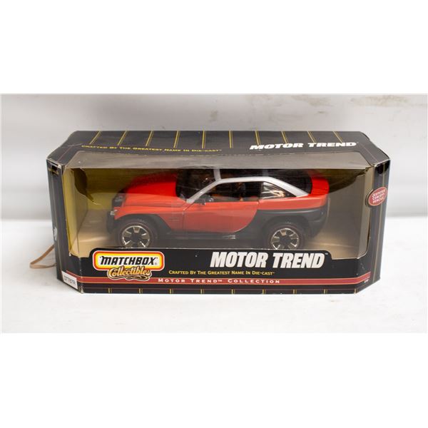 MATCHBOX CONCEPT JEEPSTER MOTOR TRENDS RED