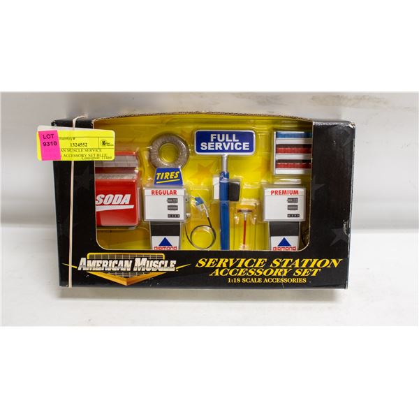 AMERICAN MUSCLE SERVICE STATION ACCESSORY SET BLUE
