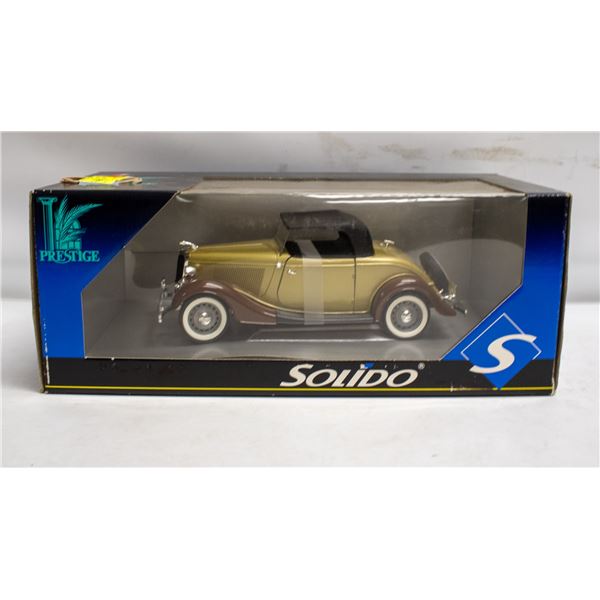SOLIDO PRESTIGE 1934 FORD 3 WINDOW CONVERTIBLE