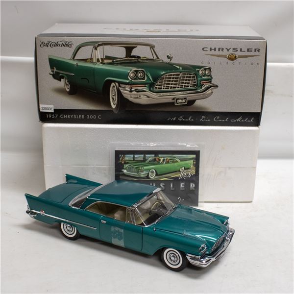 ERTL 1957 CHRYSLER 300C (SOME PAINT RASH) GREEN