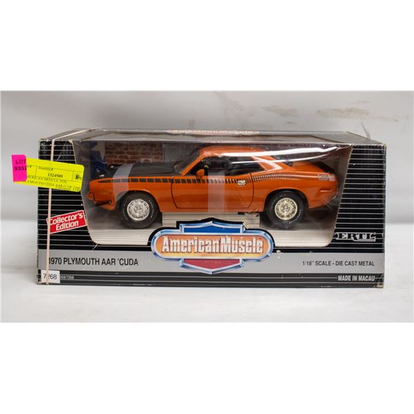 AMERICAN MUSCLE 1970 PLYMOUTH CUDA AAR (1 OF 2500)
