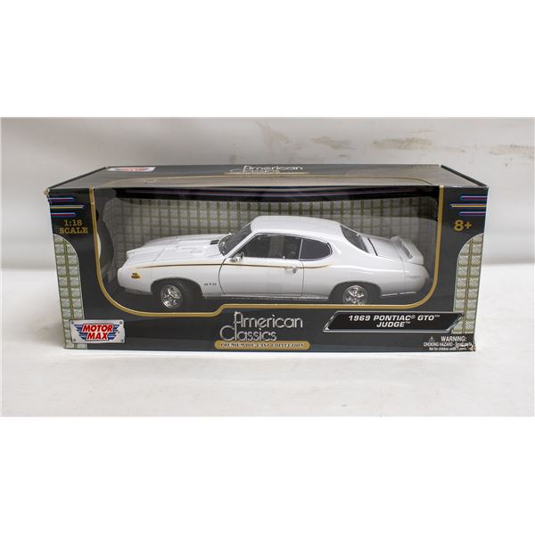 MOTORMAX 1969 PONTIAC GTO JUDGE WHITE