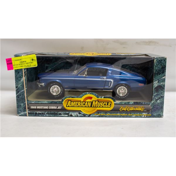 AMERICAN MUSCLE 1968 FORD MUSTANG COBRA JET BLUE