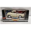 Image 1 : AMERICAN MUSCLE 1955 CHEV CAMEO PICK-UP WHITE