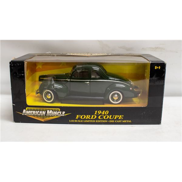 AMERICAN MUSCLE 1940 FORD COUPE GREEN