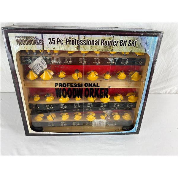 35 Pc. Professional Router Bit Set