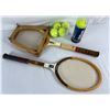 Image 1 : Vintage Tennis Rackets