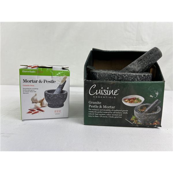 Granite Mortar and Pestles
