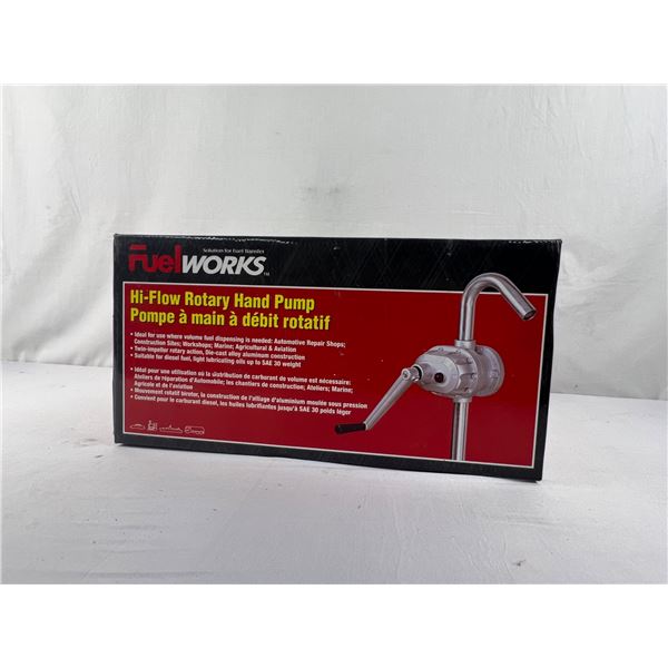Hi- Flow Rotary Hand Pump