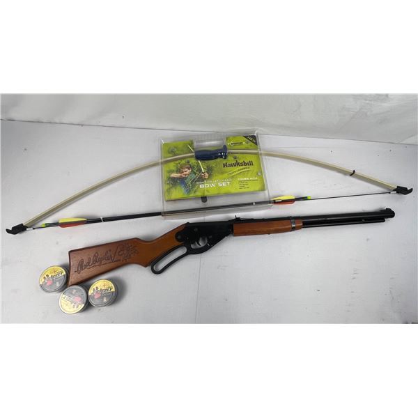Pellet Gun and Youth Longbow