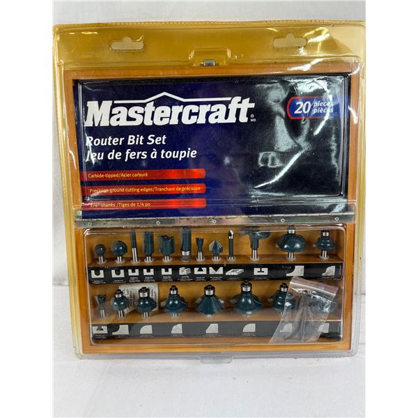 Mastercraft 20 Piece Router Bit Set