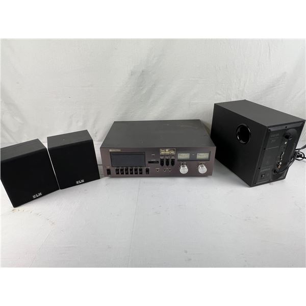 Sears Stereo Cassette Deck and Speakers