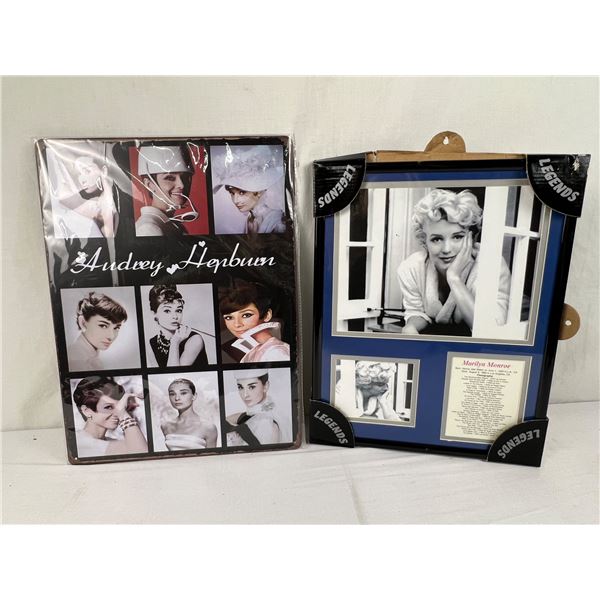 Audrey Hepburn and Marilyn Monroe Wall Art