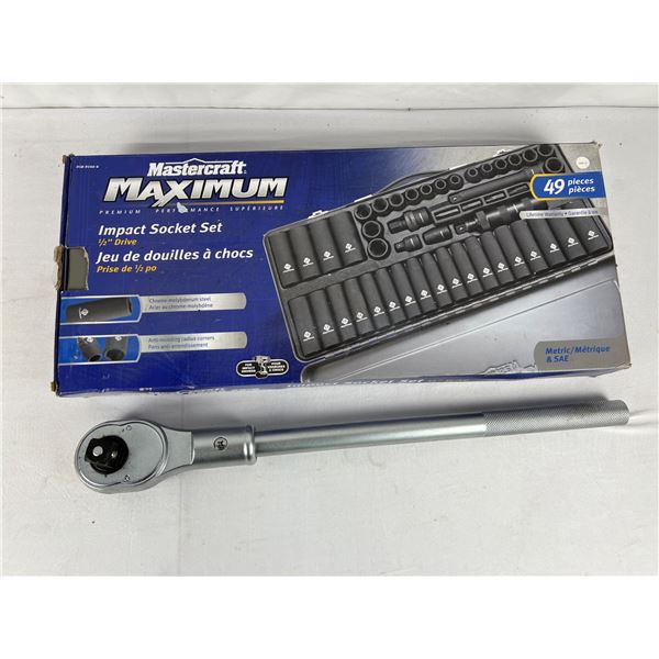 Mastercraft Maximum Impact Socket Set and Torque Wrench