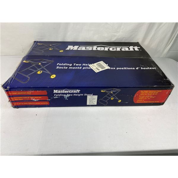 Mastercraft Folding Two Height Stand
