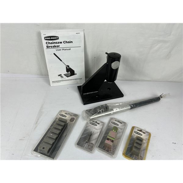 Pro-Point Chainsaw Chain Breaker and Accessories