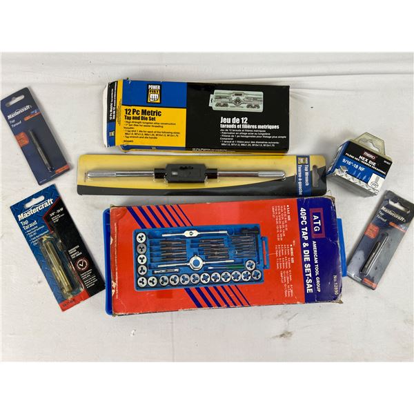 Taps and Dies Tool Lot