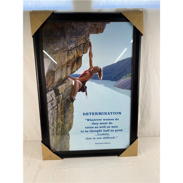 Framed Motivational Poster