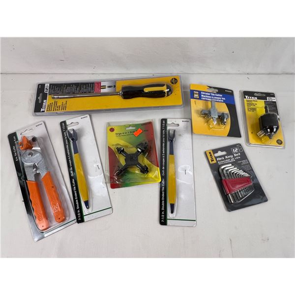 Tile Cutters and Assorted Hand Tools
