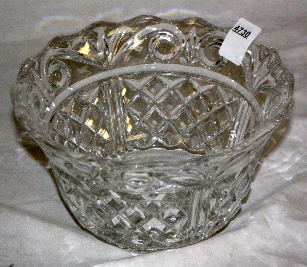 Crystal Clear Crystal Bowl Made In Poland 24% Lead 24 Lead Crystal Bowl Made In Poland