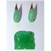 AAA Green Apple Jade Pendant Qty 3