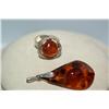 8.0 CTW Baltic Amber Pendant & Ring