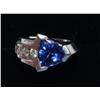 3.75Ctw AAA D Bloch Tanzanite Rare & Diamond Ring