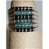 Image 1 : (6) Zuni Ultra Fine Inlay Gemstone Rings
