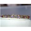 Image 1 : Vermeil 14kt AAA Amethyst XOXO Design Bracelet