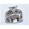 4.50Ctw Diamond Trillion Hand Made Wedding Set