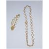 Vermeil 14kt Wire Design Necklace & Bracelet