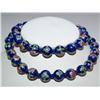 Image 1 : Cloisonne Enamel Beaded Necklace