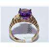 Image 1 : 5.00Ctw AAA Amethyst Hand Made Ladies Ring