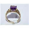 Image 2 : 5.00Ctw AAA Amethyst Hand Made Ladies Ring