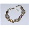 Image 1 : AAA Smokey Quartz, Amethyst, & Citrine Bracelet